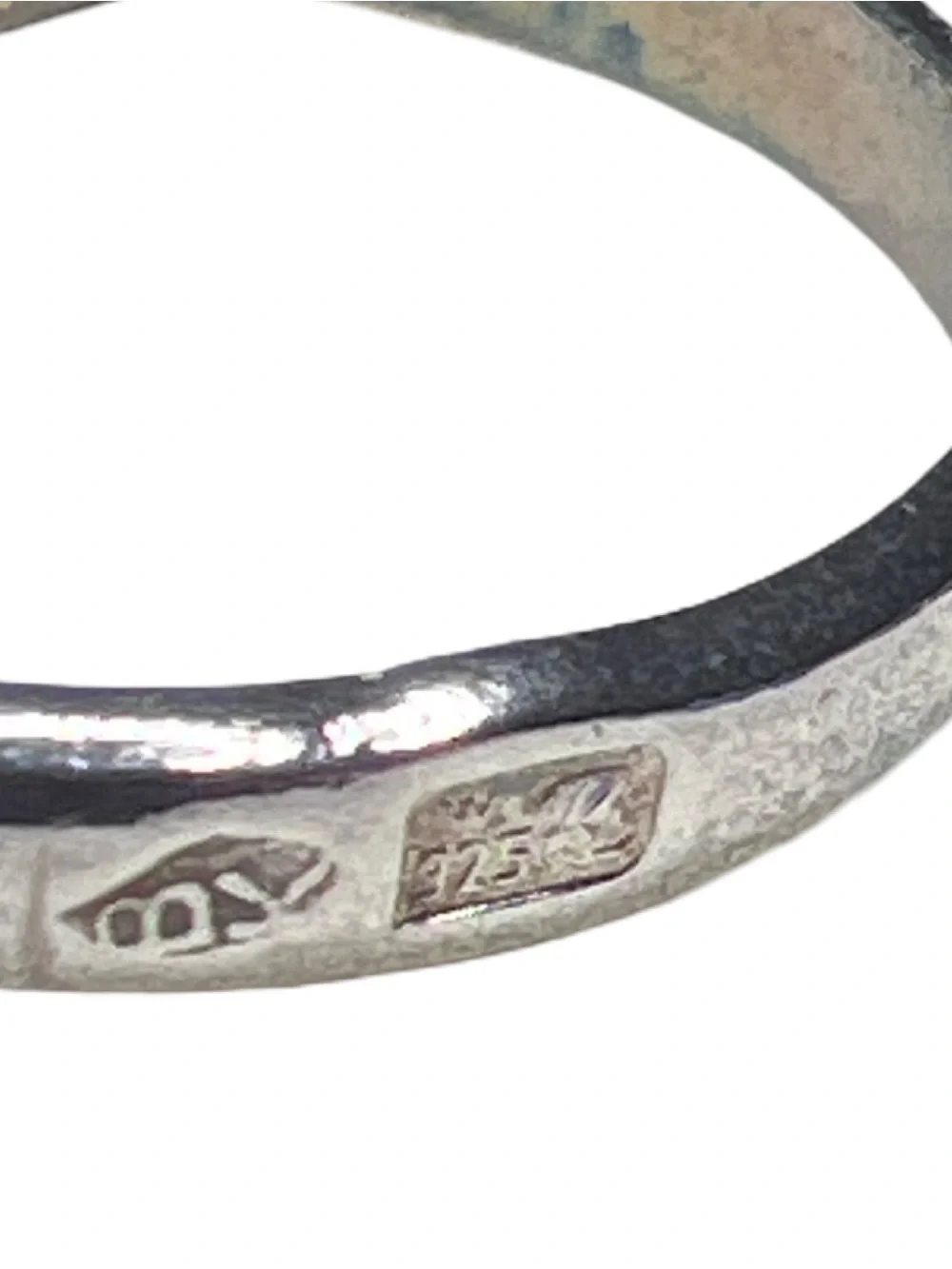 russian geometric sterling silver 925 ring